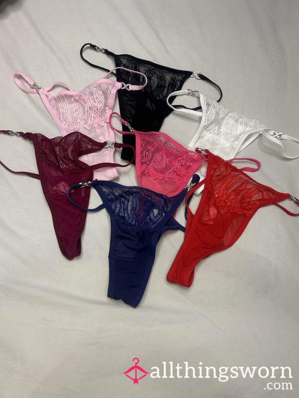 Lacy Thong 💋 Gym Worn Just For You 💋