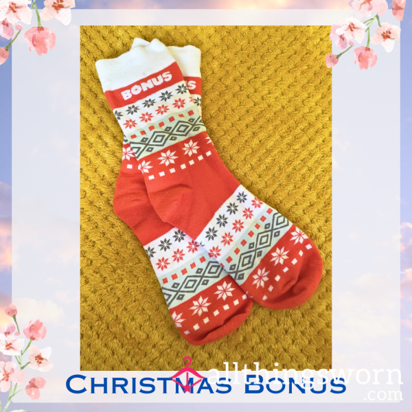 Christmas Bonus Socks 🎄 2 Day Wear + 1 Workout Included - £15 😈 Longer Wears And International Shipping Available 🌍