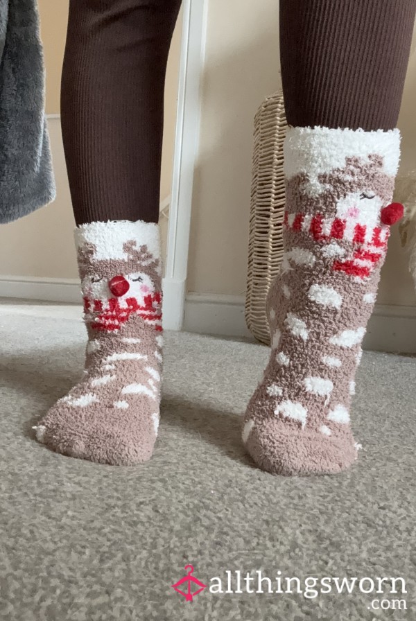 Christmas Fluffy Socks