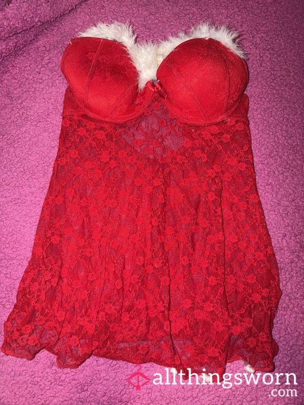 Christmas Lingerie Dress