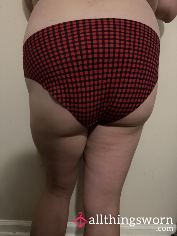 Christmas Plaid Bikini Panties