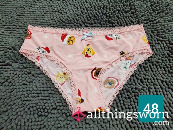 Christmas Puppy Panties