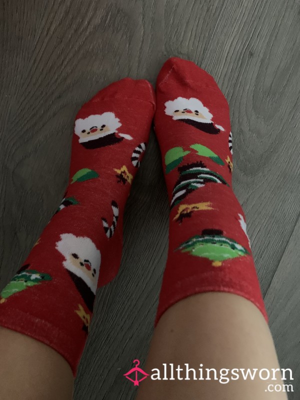 Christmas Socks - Red Santa