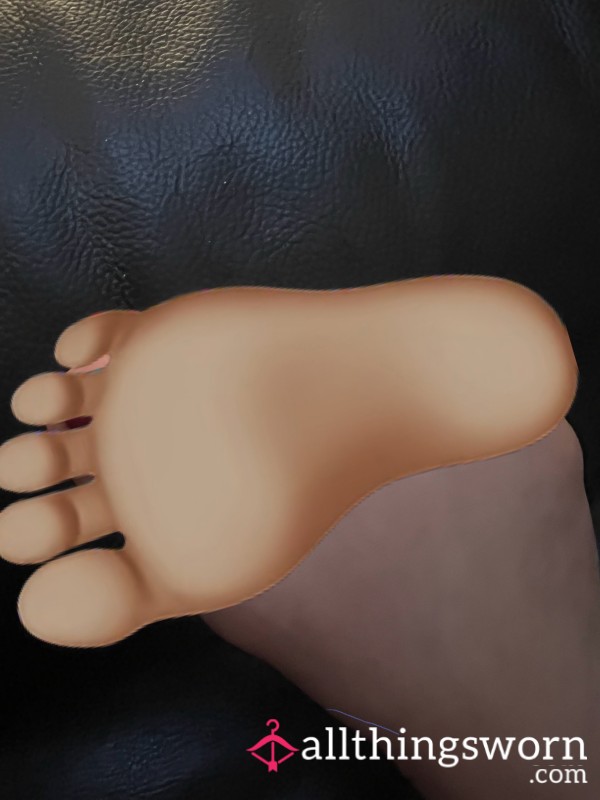 4 PicsChristmas Toes, Ruby Red Glitter Toes! Size 6