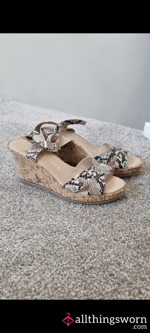 Chunky Heeled Wedges