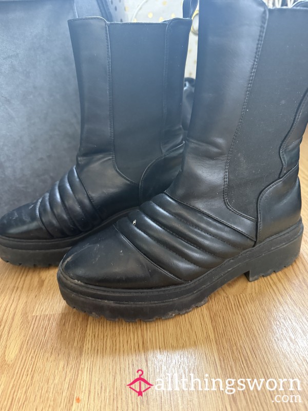Chunky Well Worn Boots