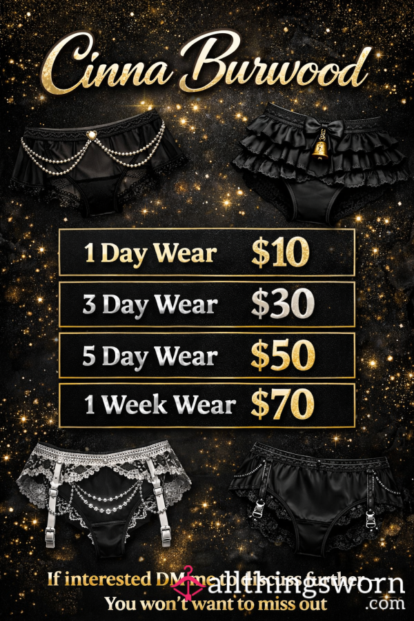 Cinna Burwood's Wear Price List