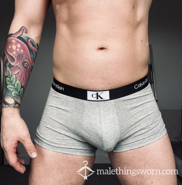 SOLD CK Cotton Stretch Monogram - Grey