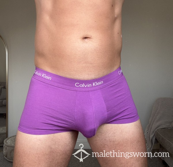 CK Cotton Stretch Trunk - Purple