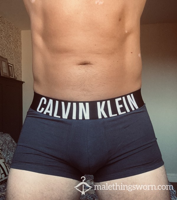 SOLD CK Intense Power, Cotton Stretch Trunk. Navy