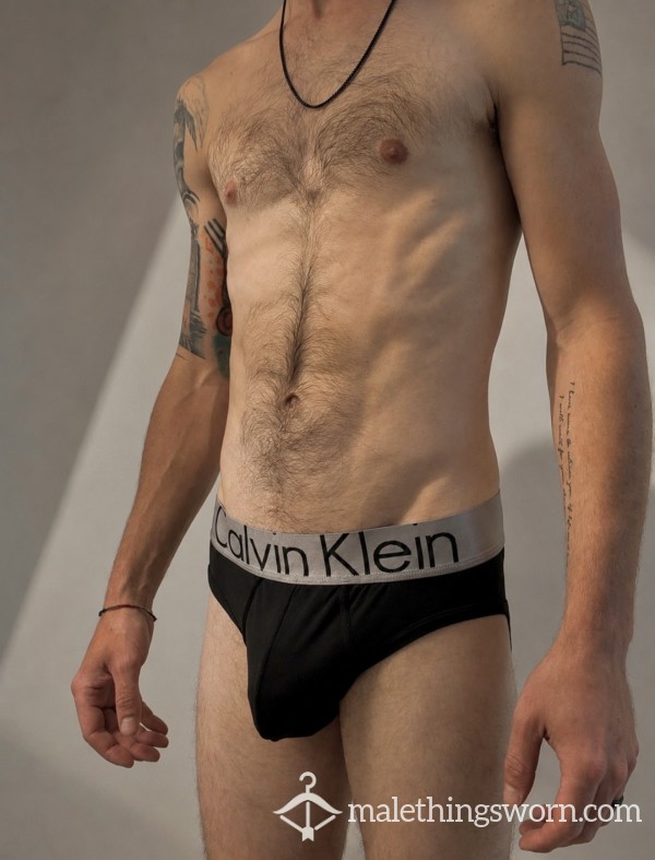 CK Microfiber Steele Briefs (size M)