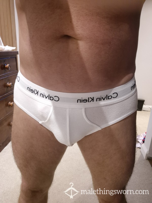 CK, White Briefs