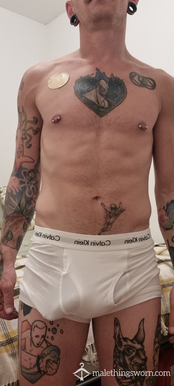 CK White Sweat Boxers
