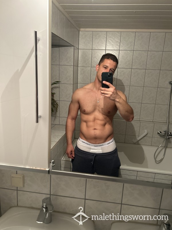 CK White Trunk Size L