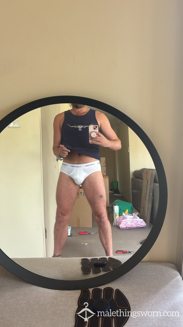 CKs, Well Worn. Msg For Details. Work Out Every Day And These Are My Jocks Of Choice