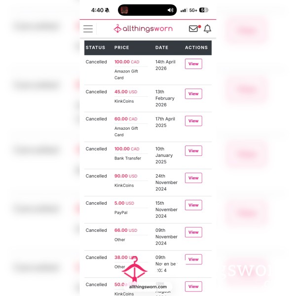 Claim Cancelled Orders For 50% Of The Price!