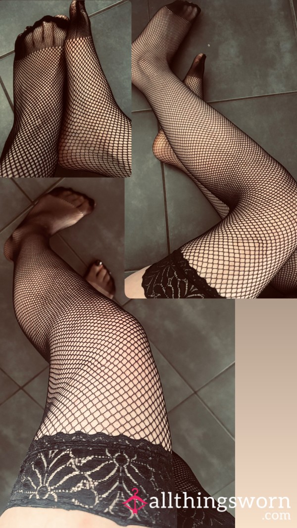 Cla**ic Black Squirty Stockings