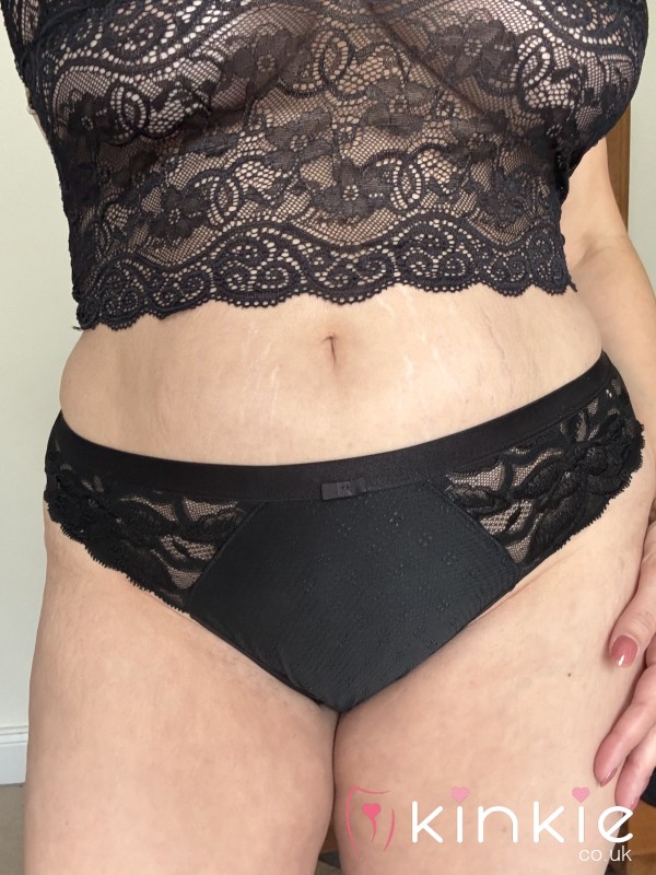 Cla**ic M&S Black Full B*m Knickers