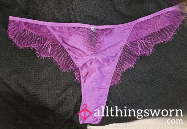 Cla**y, Lace Thong, Lovely Lace Detail, Days Worn Can Be Specified