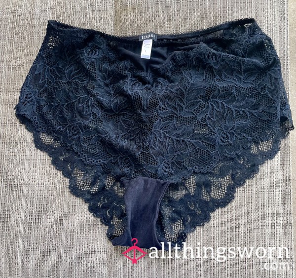 Cla**y Navy Blue Briefs Worn By MILF