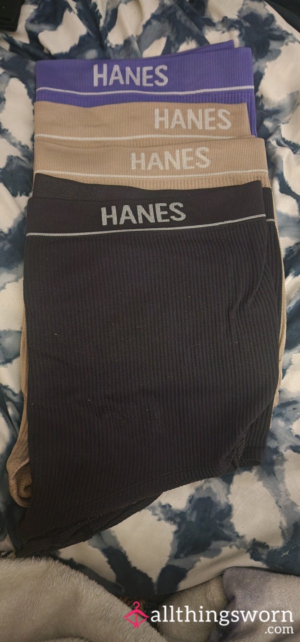 Clean Hanes Underwear In A Variety Of Colors Ready To Get Dirty!