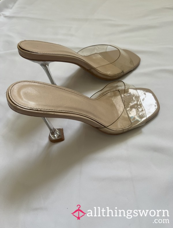 CLEAR HIGH HEELS 👠
