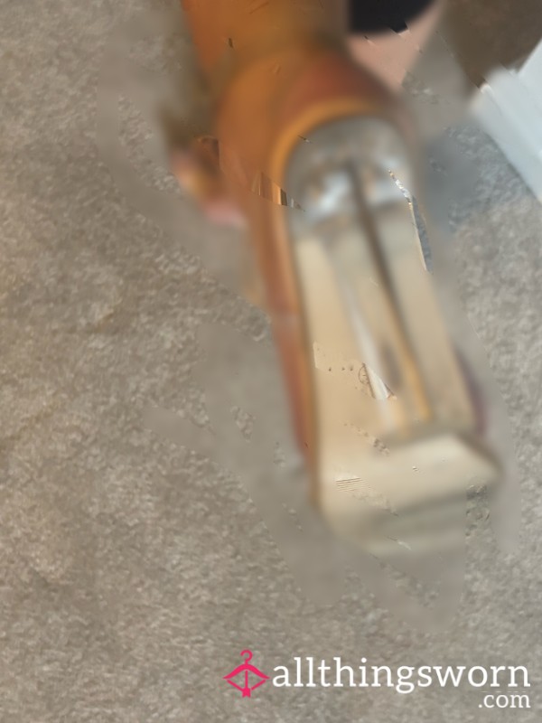 Clear Strappy Heel Used On My Worn Out Feet