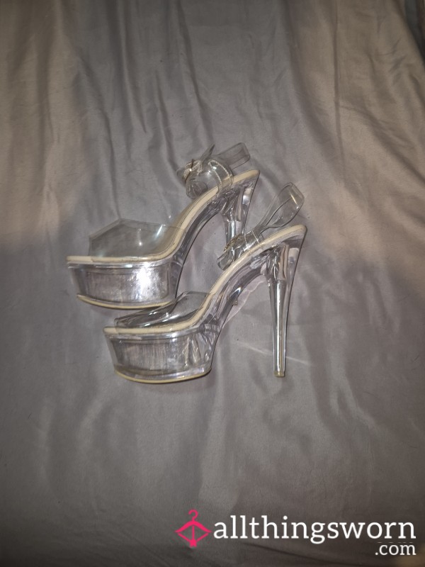 Clear Stripper Heels