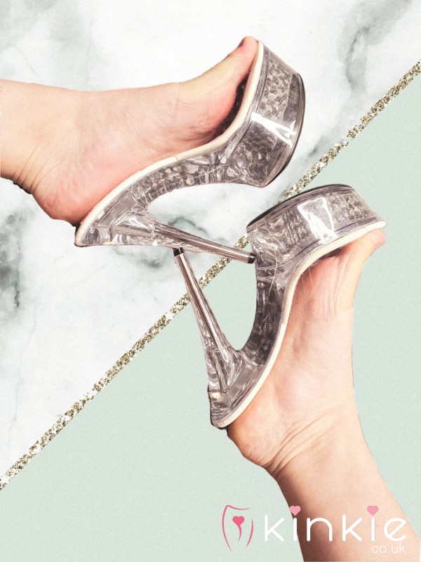 Clear Stripper Heels (For Customs 😍)