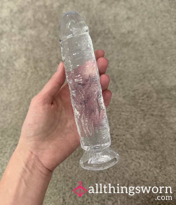 Clear Suction Di**o 🖤 7 Inches