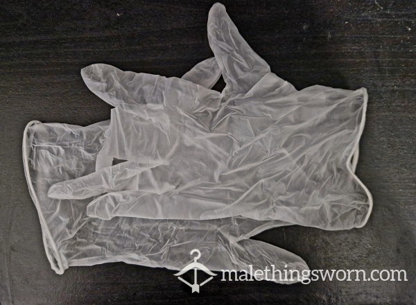 Clear Vinyl Examination Surgical Gloves 😏