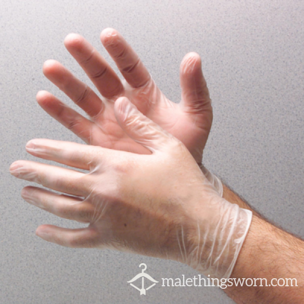 💦 Clear Vinyl Glove Stroke & C*m Shot - 4 Explosive Minutes 🧨