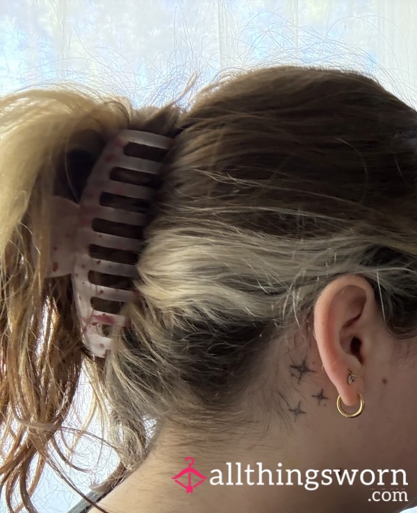 Clear With Red Splatter