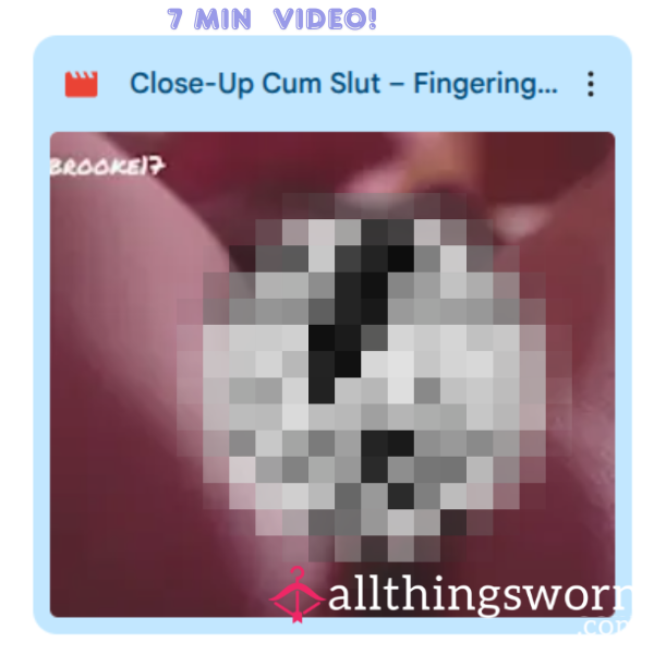 Close-Up C*m Sl*t – Fingering My Holes ‘Til I Leak 😩