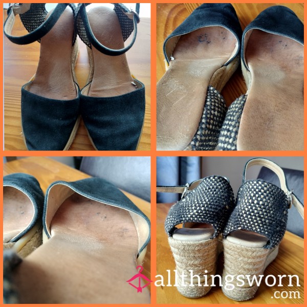Closed-Toe Wedge Sandals