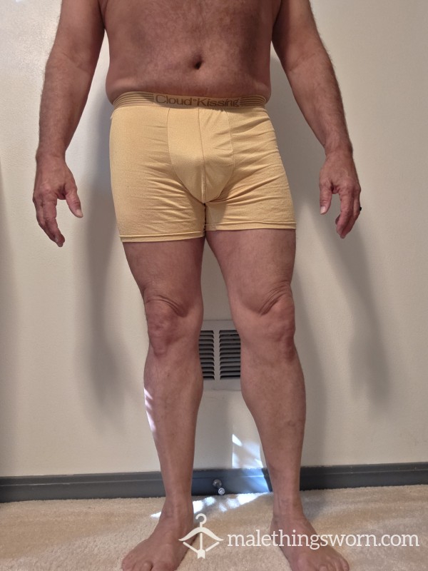 Cloud Kiss Boxer Briefs - Yellow