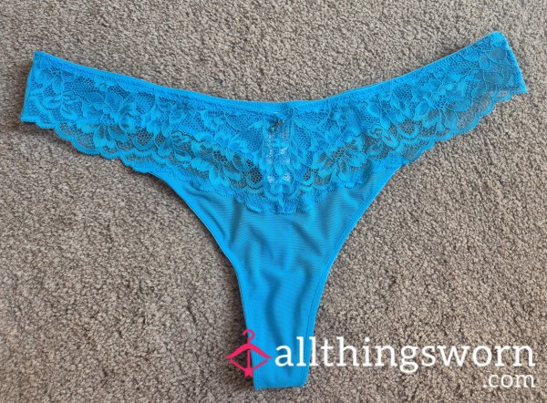 Blue Lace Ann Summers Thong