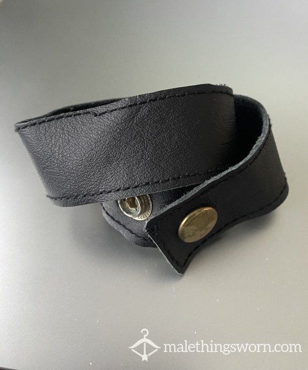 C*ck Ring Leather Band Black