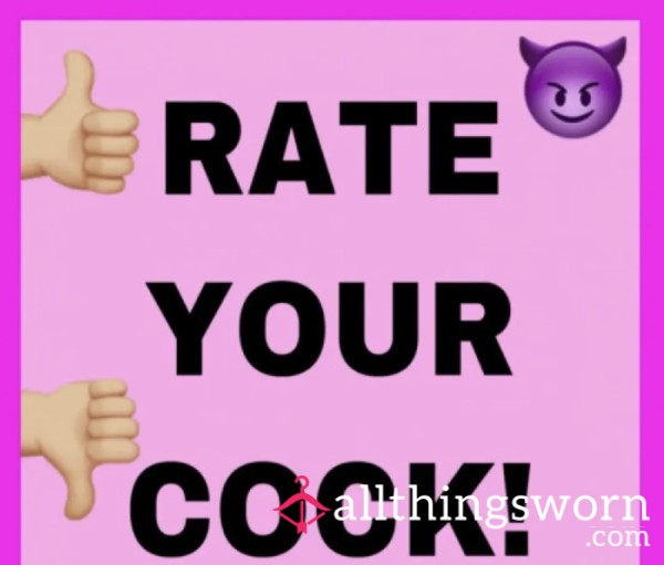C*ck Rating 💋