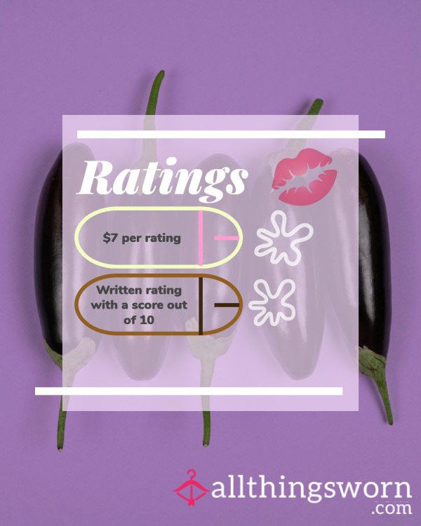 C*ck Ratings (Written)