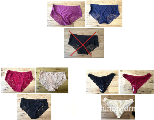 C*ck Scented Women's Silky Lace Knickers Panties - Ready To Be Customised For You!