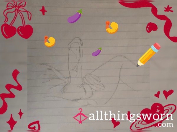 C*ck SKETCH! 🍆🍤✏️📓