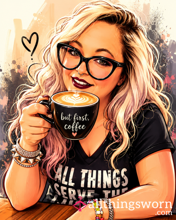 Coffee Break For Your Favourite Milf.