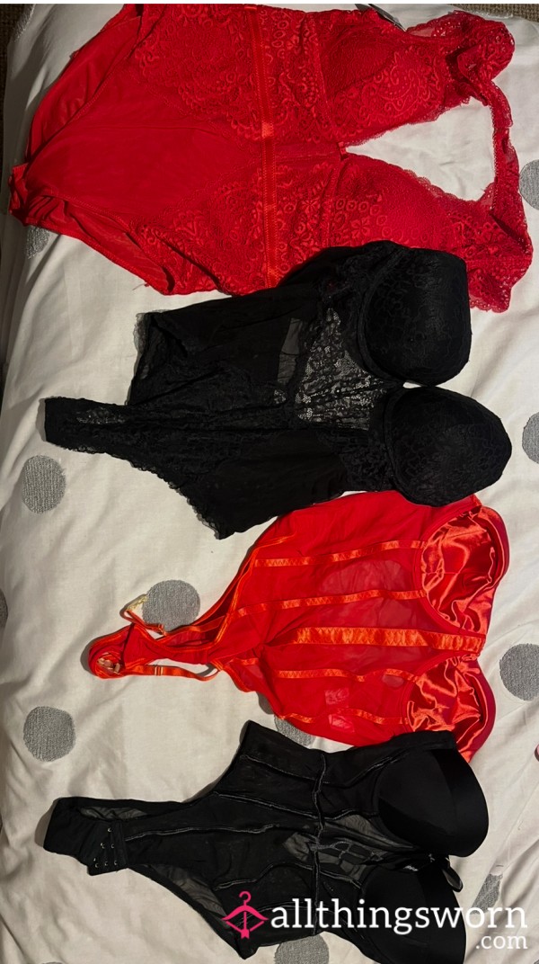 Collection Of Body Suits To Be Worn For Your Pleasure. Smell Body From The Scent Of My Pu**y To The Perfume I Wear Daily. All For Your Enjoyment.