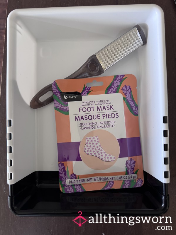 Colombian Feet Dust + Used Foot Mask Bundle