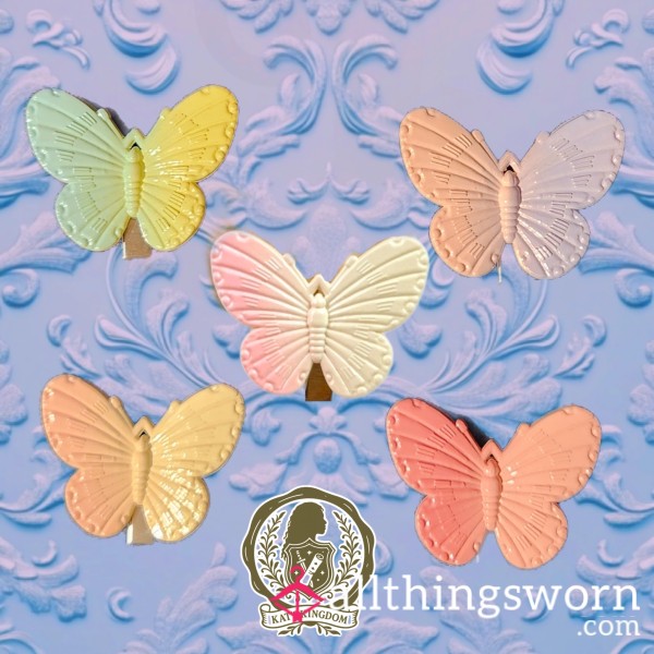 Colorful Bu*terfly Mini Duckbill Clip