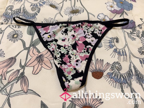 Colorful Flor*l G-String