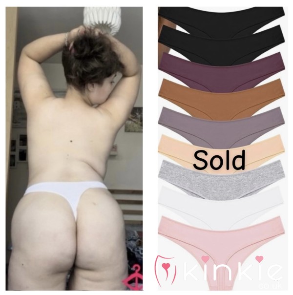 Coloured Cotton Thongs- Range Of Colours To Choose From 💗