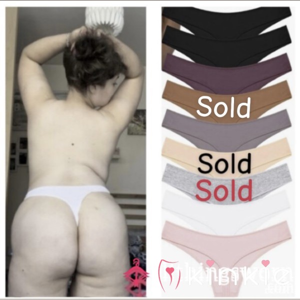 Coloured Cotton Thongs- Range Of Colours To Choose From 💗