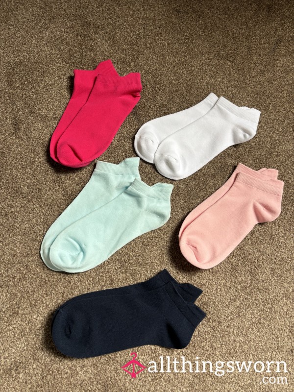 Coloured Socks, You Choose I Will Wear For 24hrs